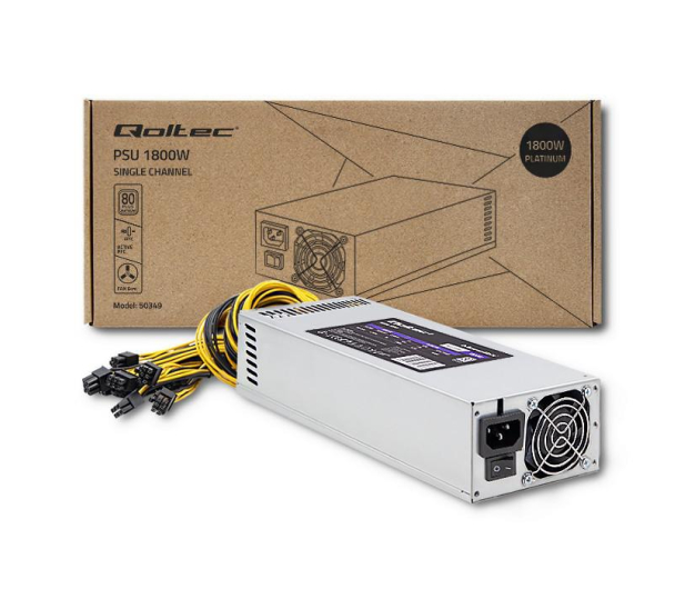 Qoltec PCI-E Smart 1800W 80 Plus Platinum - 728982 - zdjęcie 5
